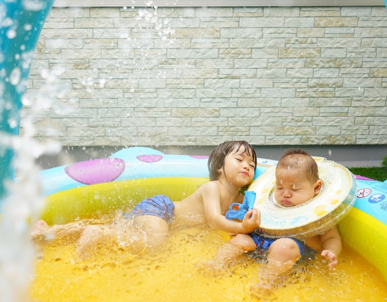 水遊びメイン