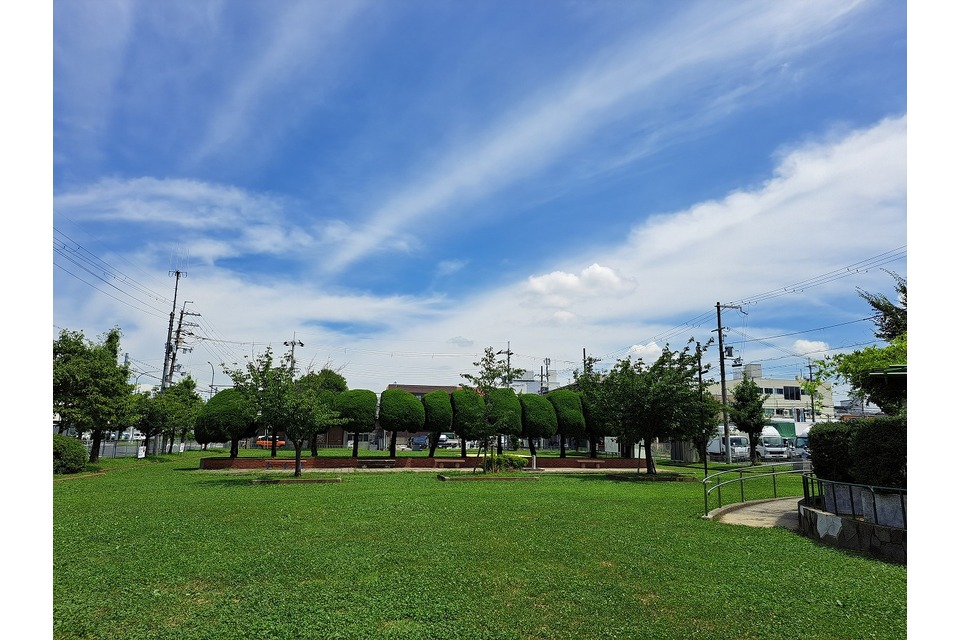 広いグラウンド