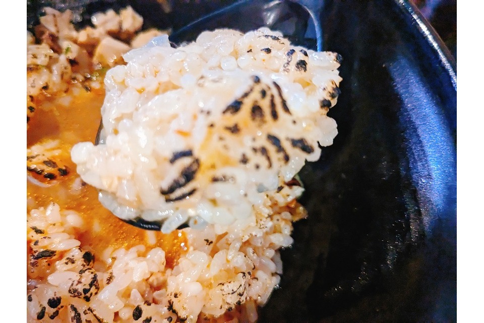 すくった締めのご飯