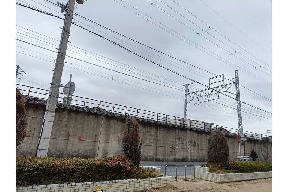 線路が見える