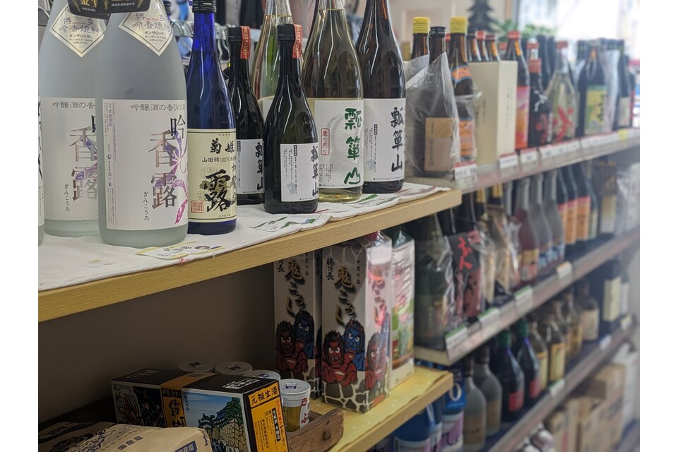 店頭に並ぶお酒